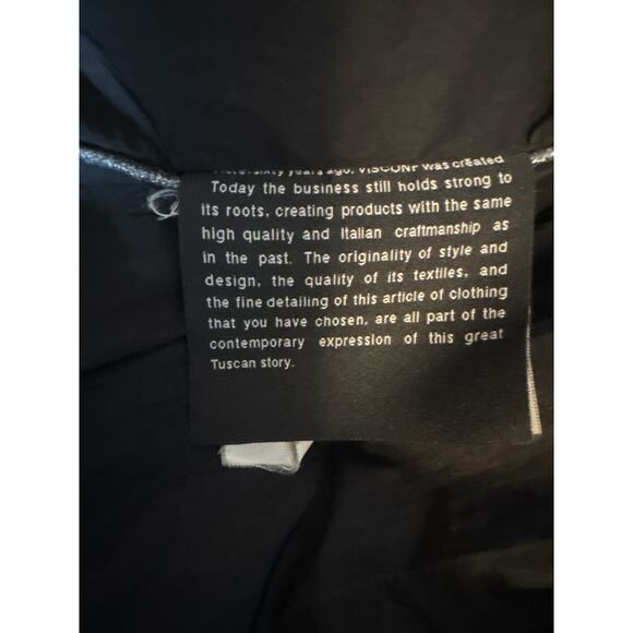 Violanti Black Puffer Coat | Faux Fur Trim | Belted |Size IT 42 | US M - Picture 12 of 13